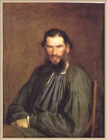Л.Н. Толстой (работа художника И.Н. Крамского)